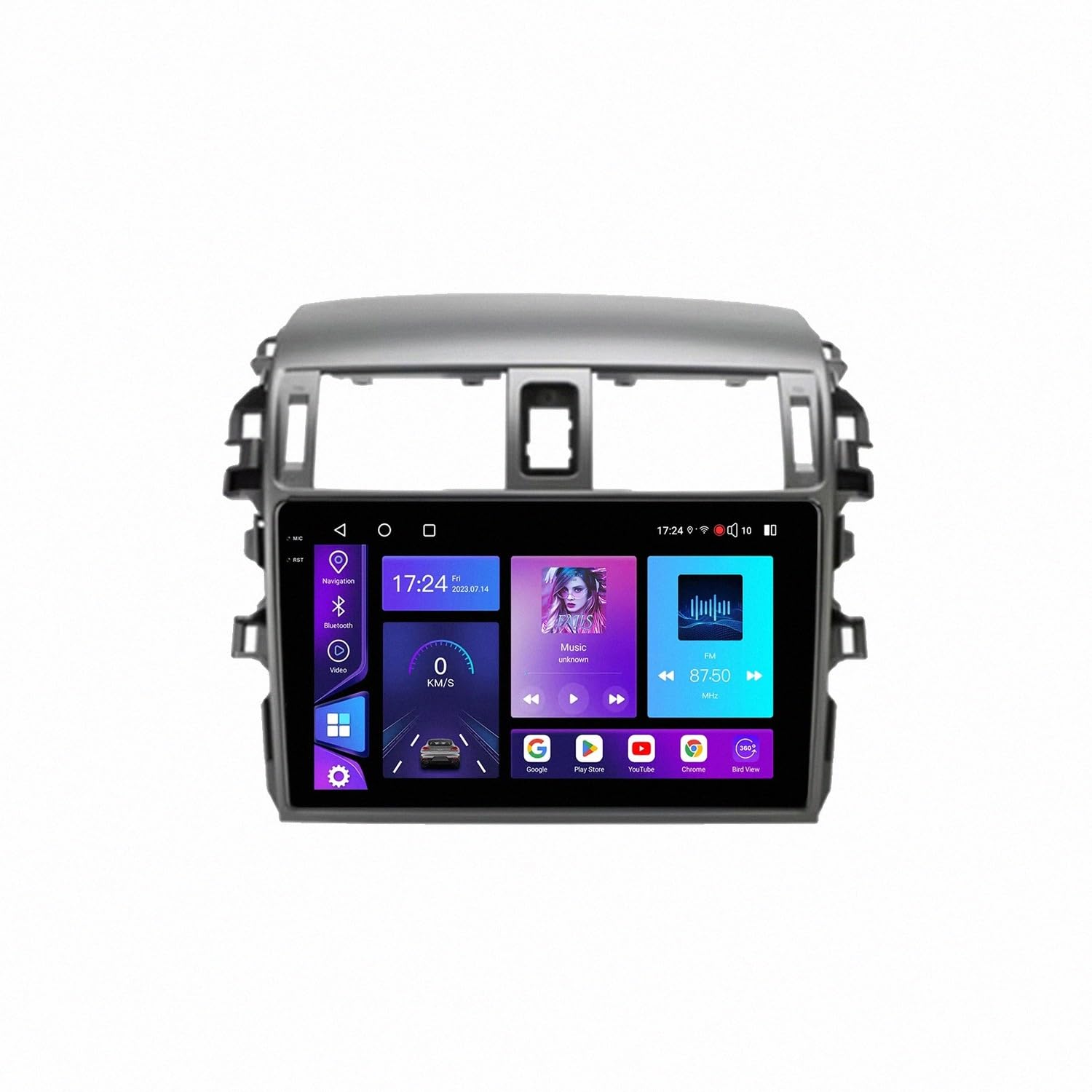 Navegación GPS para Toyota Corolla 2007-2013 con Mirror Link y Airplay integrado 8