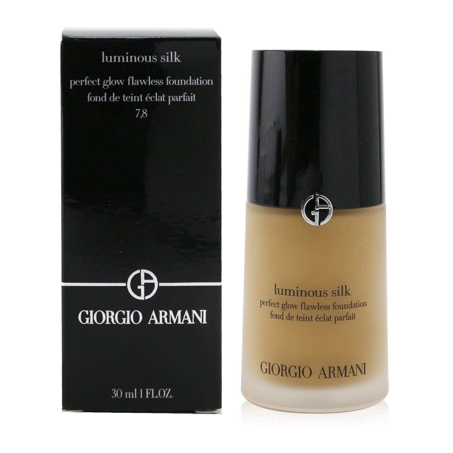 Giorgio Armani Luminous Silk Perfect Glow Flawless Foundation 7.8 Tan, Olive 30 ml / 1 oz