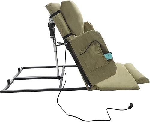 Miniatura 5 de Respaldo de elevación eléctrico para cama, respaldo de elevación de potencia ajustable de 2-80 con reposapiés y almohada, capacidad de 661.39