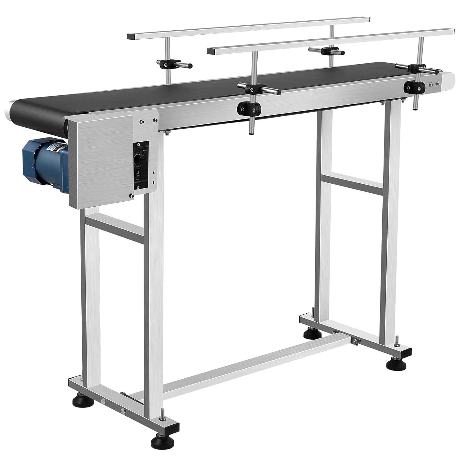 Buy VEVOR PVC Belt Conveyor 59Inch Length, Electric PVC Conveyor 7.8