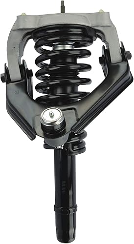 Miniatura 869 de TRQ Kit de suspensión delantera, conjunto de amortiguadores y resortes, barra estabilizadora, enlace estabilizador compatible con Chevrolet