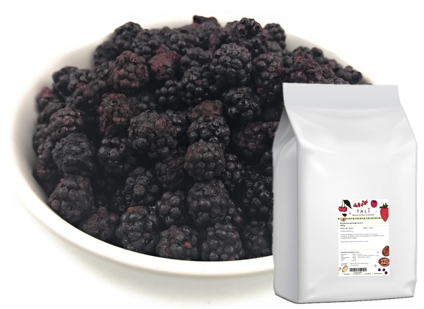 TALI Brombeeren gefriergetrocknet 1000 g