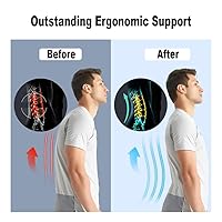 Vista 4 de YAHA Back Brace for Lower Back Pain Relief for Women/Men with Lumbar Pad, Back Support Belt with 7 Stays for Heavy Lifting, Sedentariness