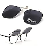 TERAISE Clip On Sunglasses Flip up HD Polarized Unisex for Outdoor/Driving UV400