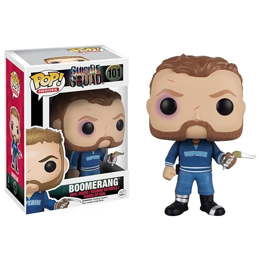 Funko Pop Movies: Suicide Squad Action Figure, Boomerang