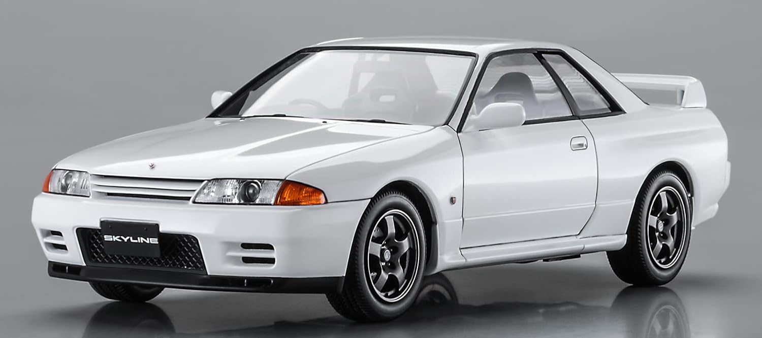 Hasegawa HA20544 1:24 Nissan Skyline GT-R (BNR32) Middle/Late Model Kit, Grey