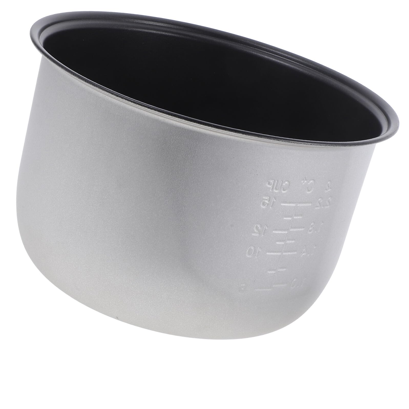 BESPORTBLE Pentola Interna Antiaderente per Cuociriso da Rivestimento Accessorio Sostitutivo per Cucinare Riso o Dolci Design Scala per Misurazione Precisa