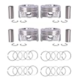 yeedaky Engine Piston & Rings Set Piston & Rings Kit for Kia Soul Forte Forte5 Forte Koup 2.0L 2014-2018 Engine Automotive Aftermarket Parts Replacement OE#23041-2E210