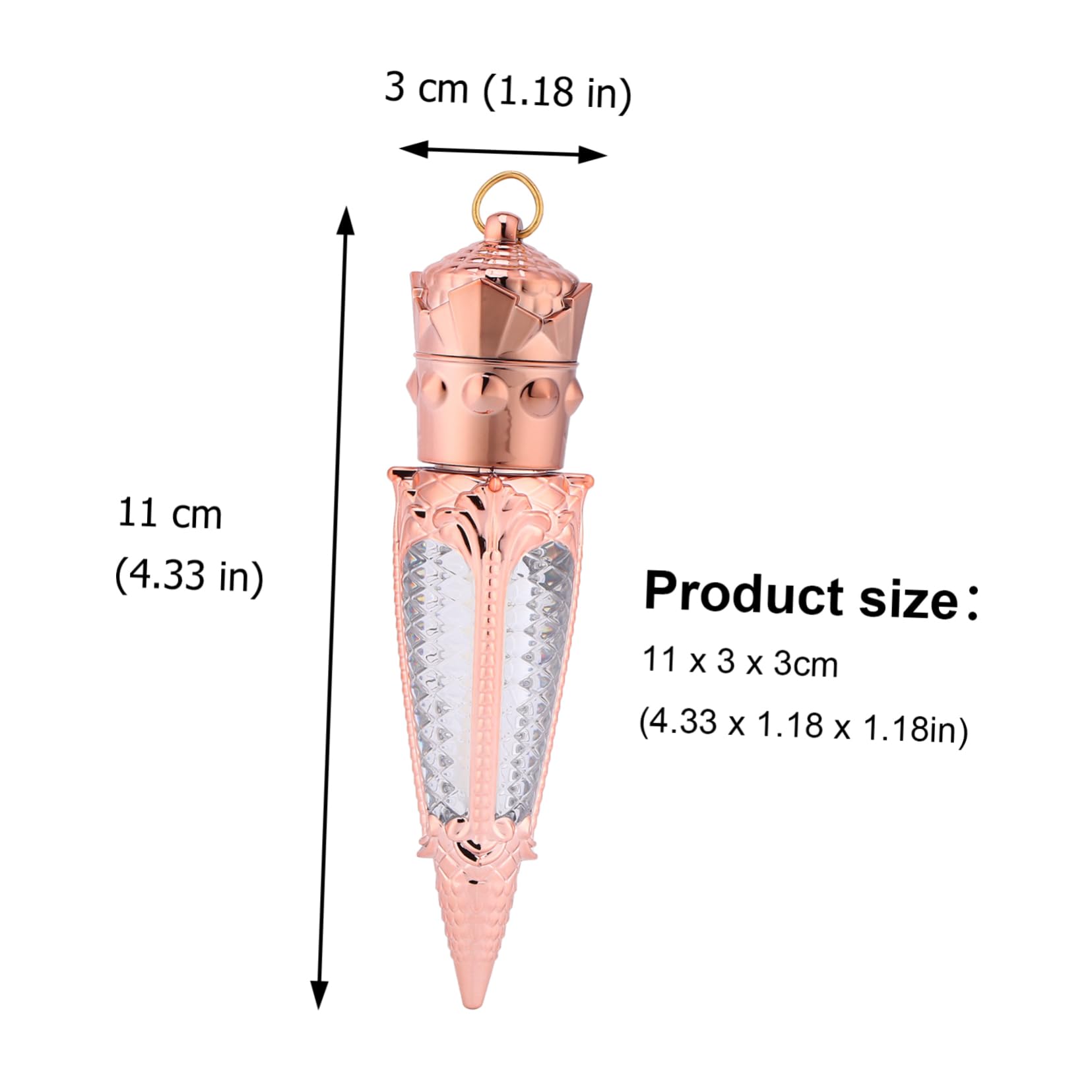TOPPERFUN 10stücke Radieschenform Lipgloss-behälter aus Leere Lippenstift-unterflasche Nachfüllbare Lippenstifthülse für Lipgloss Lippenöl und Mehr Auslaufsicher und Handlich