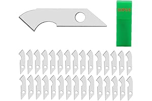 Acrylic Cutter Tool Plexiglass 30-Pack Replacement Hook Blades