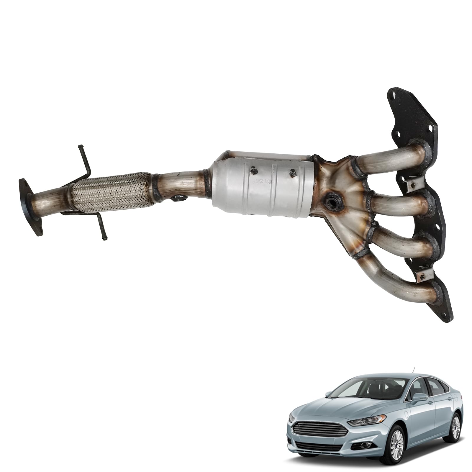 JaoRop327-10082 Catalyti-c Converte-r Fits for 2013 2014 2015 2016 2017 2018 2019 2020 Ford Fusion 2.5L Replace # 327-10009 GG9Z5G232A JV6Z5G232A 327-2275 18H44-276