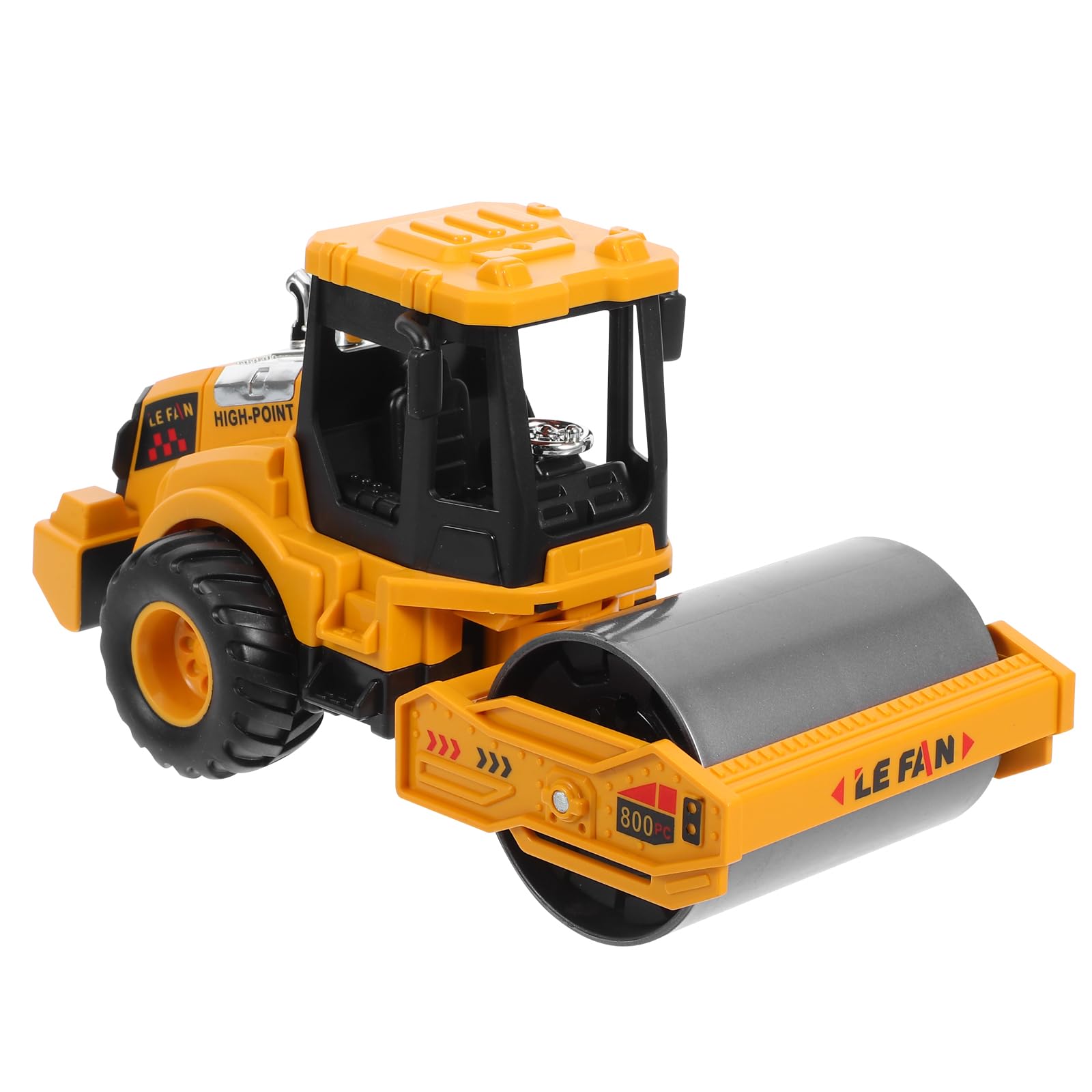 Vaguelly Rouleau compresseur Jouet : Camion de Chantier véhicules camions Rouleau compresseur pour Enfants intérieur extérieur Jeu Plastique Construction Sable Plage Jouet