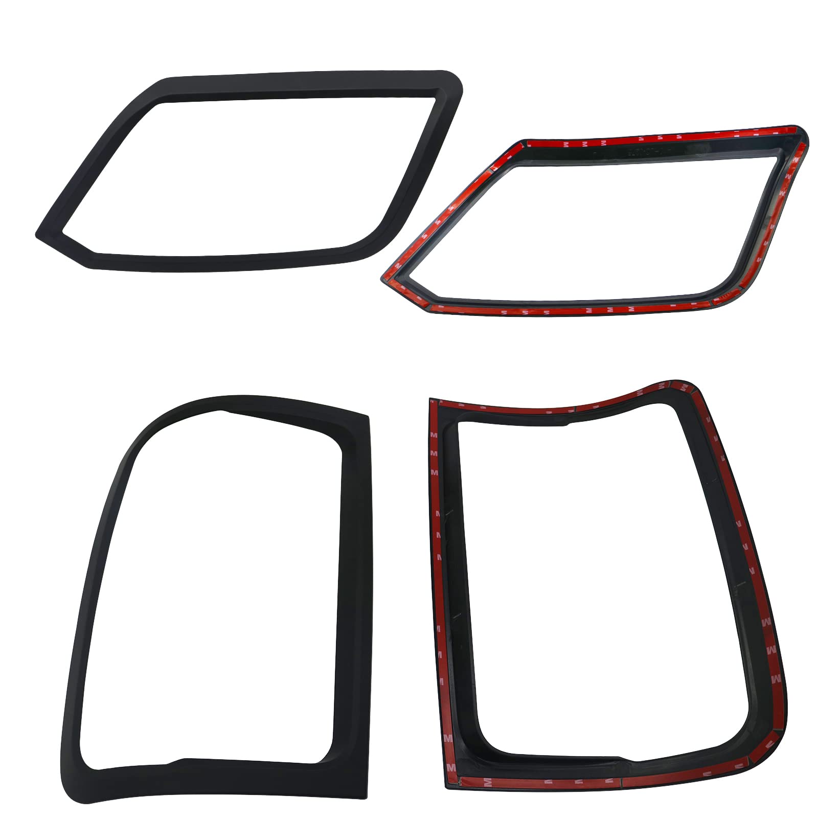 Cubierta para faros delanteros y Copertura fanale posteriore para VW Amarok 2009-2022 V5 V6 Highline Startline Trendline Aventura Atacama Canyon