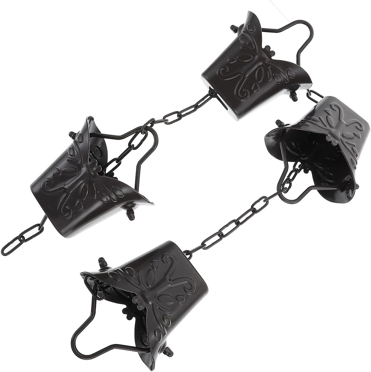 Aluminum Alloy Butterfly Rain Chain Decorative Garden Water Drainage Chain for Gutter Outdoor Patio Yard Downspout