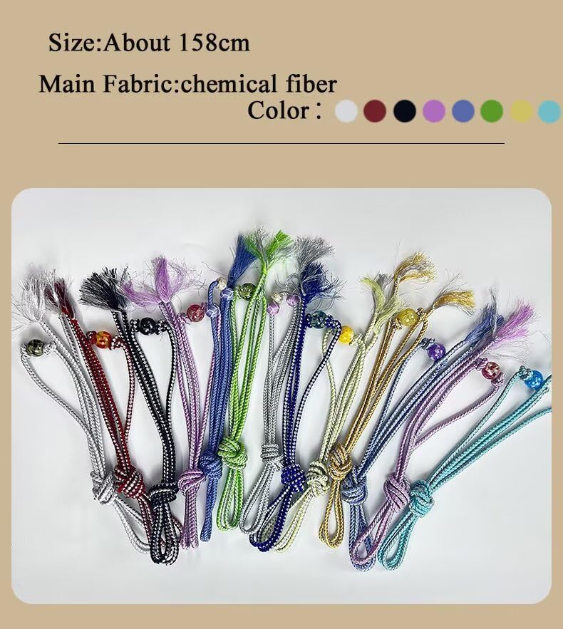 Women Obi Belt for Japanese Style Kimono Robe Handmade Decorative Girdle Accessory Waistband Rope Sash Waist Belt2