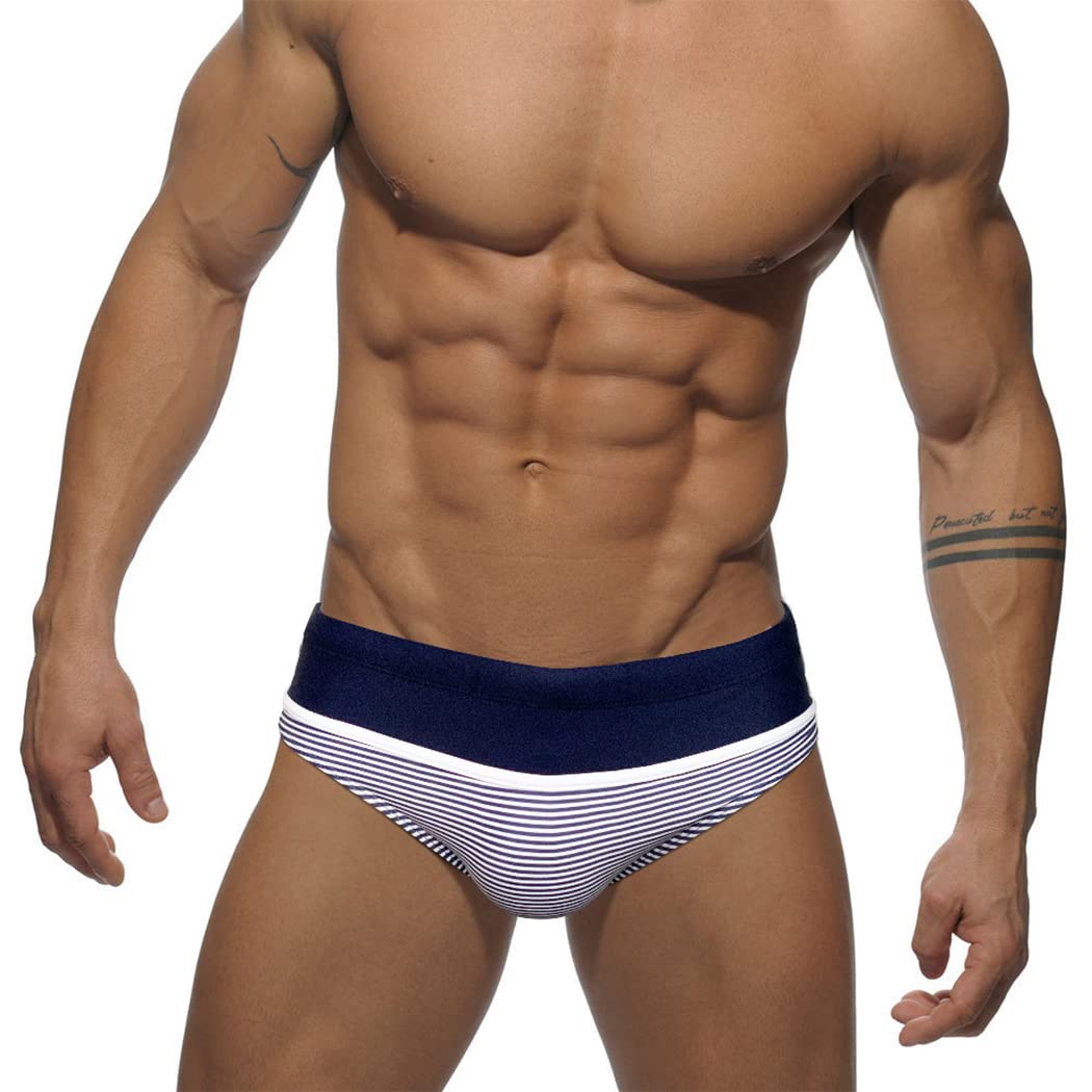 RQPYQF Bañador para Hombre, Bañador de Natación Slip Traje de Baño de Secado Rápido Moda Shorts Swimming Calzoncillos YK34 Tamaño M-2XL