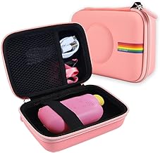 Leayjeen Funda para etiquetadora compatible con la etiquetadora Phomemo D30, mini impresora térmica portátil con Bluetooth, impresora de etiquetas para teléfono (solo funda) (rosa)