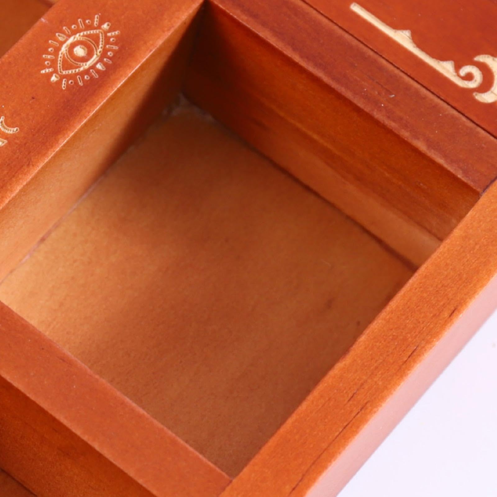 Porta Carte Tarocchi Espositore in Legno Supporto Accessori Tarocchi Artigianato Decorazione Stile Wiccan Adatto a Camera da Letto