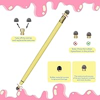 Vista 4 de Bolígrafos para pantallas táctiles – 3 lápices capacitivos para iPhone/iPad/Tablet Android/Microsoft Surface, compatible con todas las pantallas