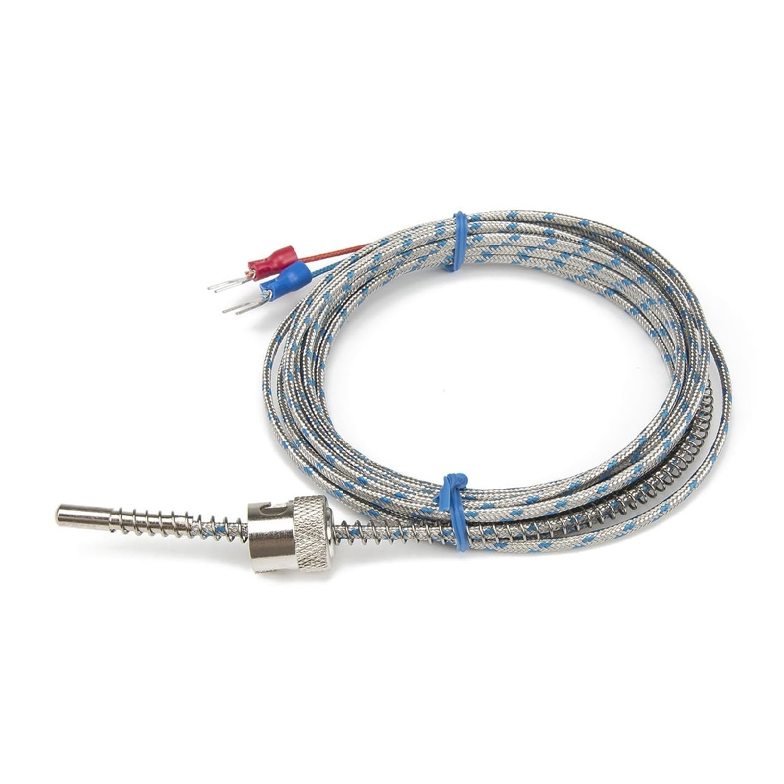 FTARS02 Czujnik termopary typu KJ, kabel ekranowany o dużej gęstości 3 m, otwór 12 mm, regulowana nasadka bagnetowa 1 szt(J 2x7x0.2mm cable)