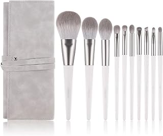 Makeup Brushes Set, 10Pcs Makeup Brushes Set Cosmetics Eye Shadow Brush Blending Blush Lip Powder Highlighter Make Up Brushes Tools
