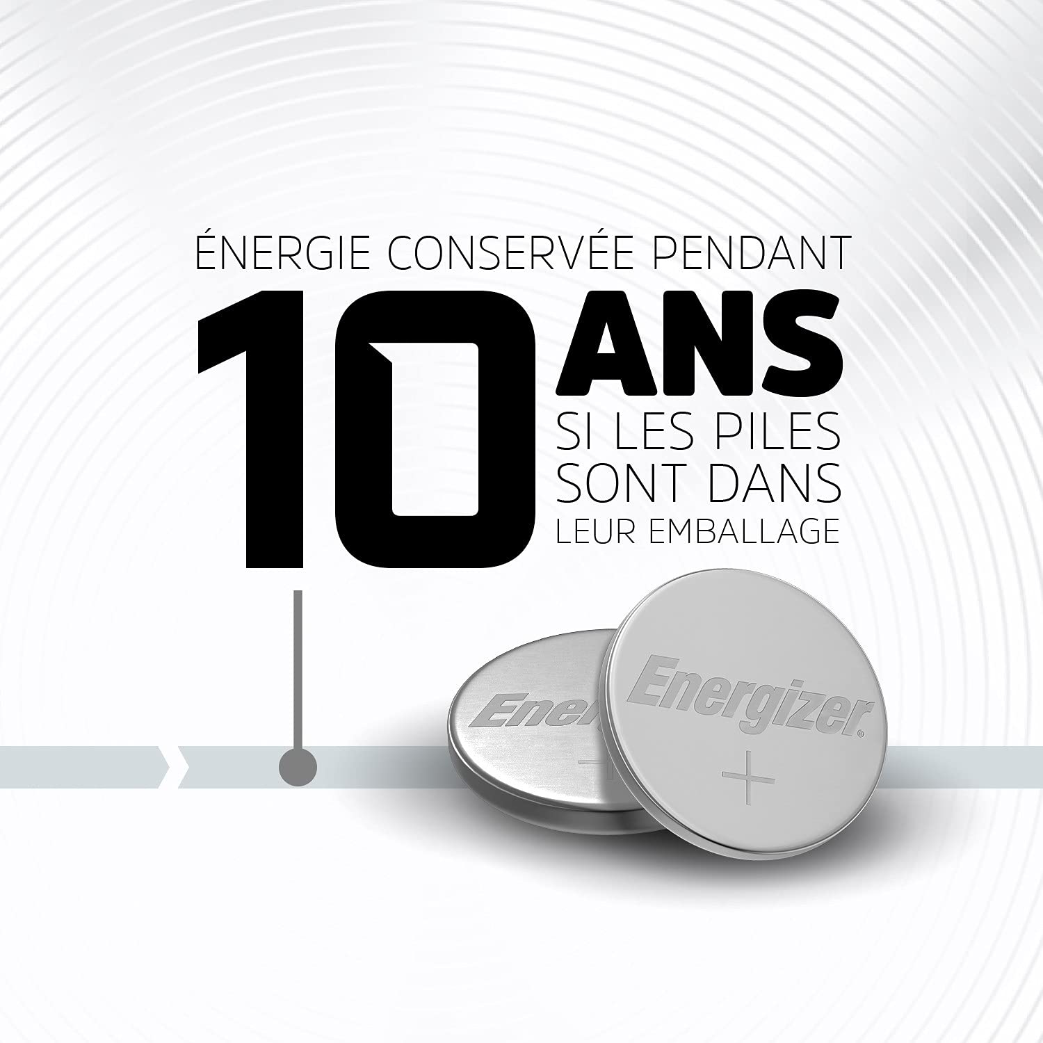 Energizer Lithium - CR 2025 Pile Bouton (Lot de 4) - Piles 3V - pour clés électroniques, et Montres de Sport - Emballage sécurisé - Conservation 10 Ans