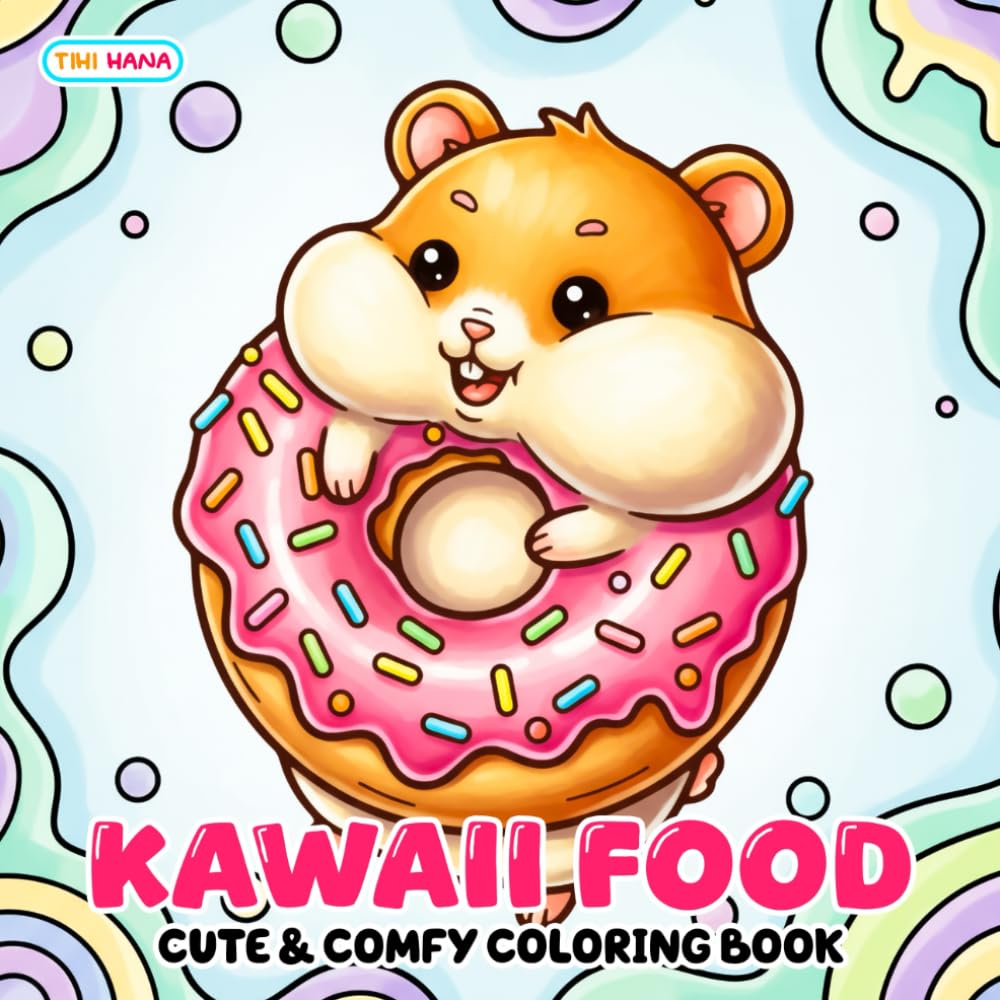 Kawaii Food Coloring Book: Adorable Cute Treats & Cozy Meal Moments for All Ages