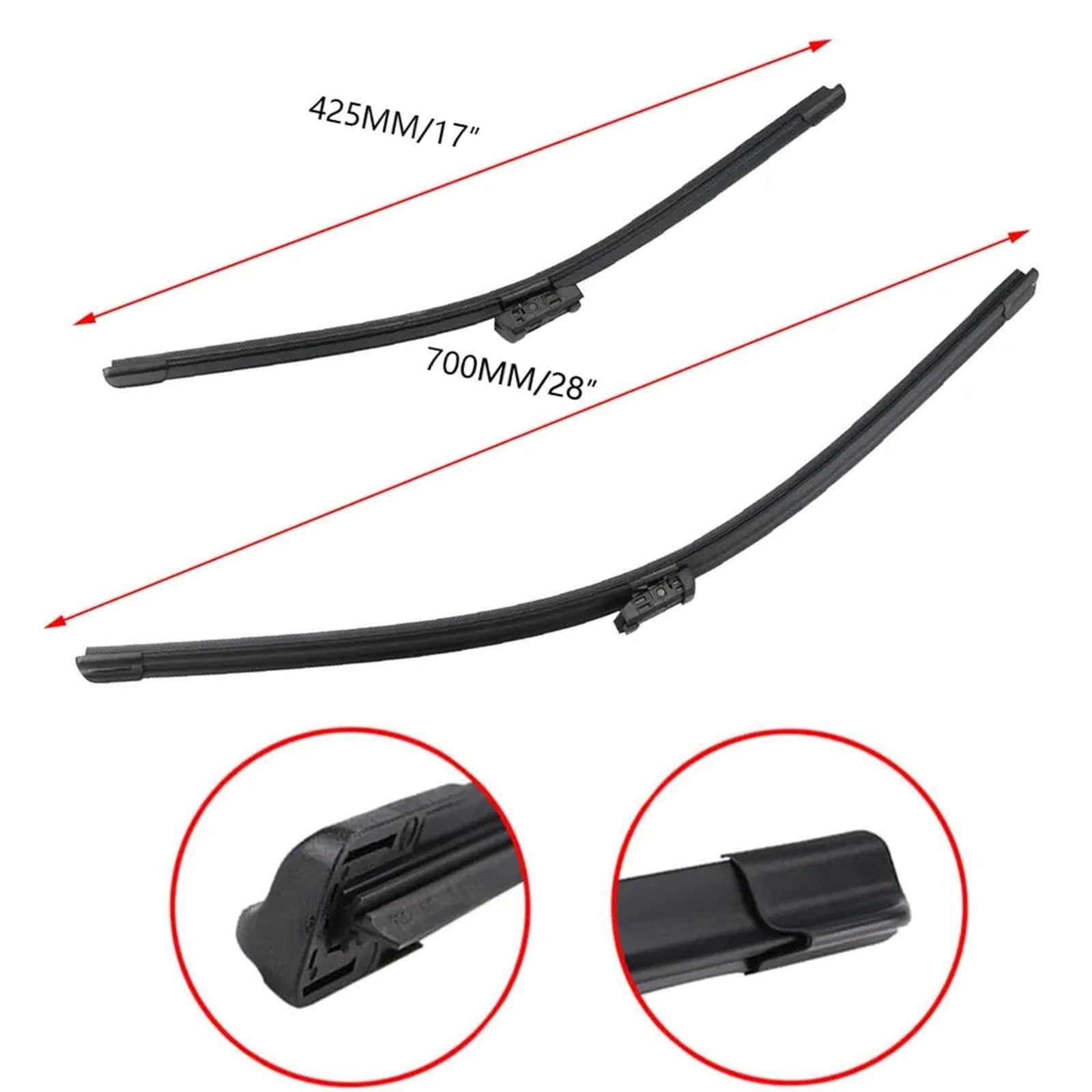 Limpia Parabrisas Para Tesla Para Model 3 2018-2022 Accesorios Para Coche Escobillas Limpiaparabrisas Delanteras De 28+17" Escobillas Limpiaparabrisas