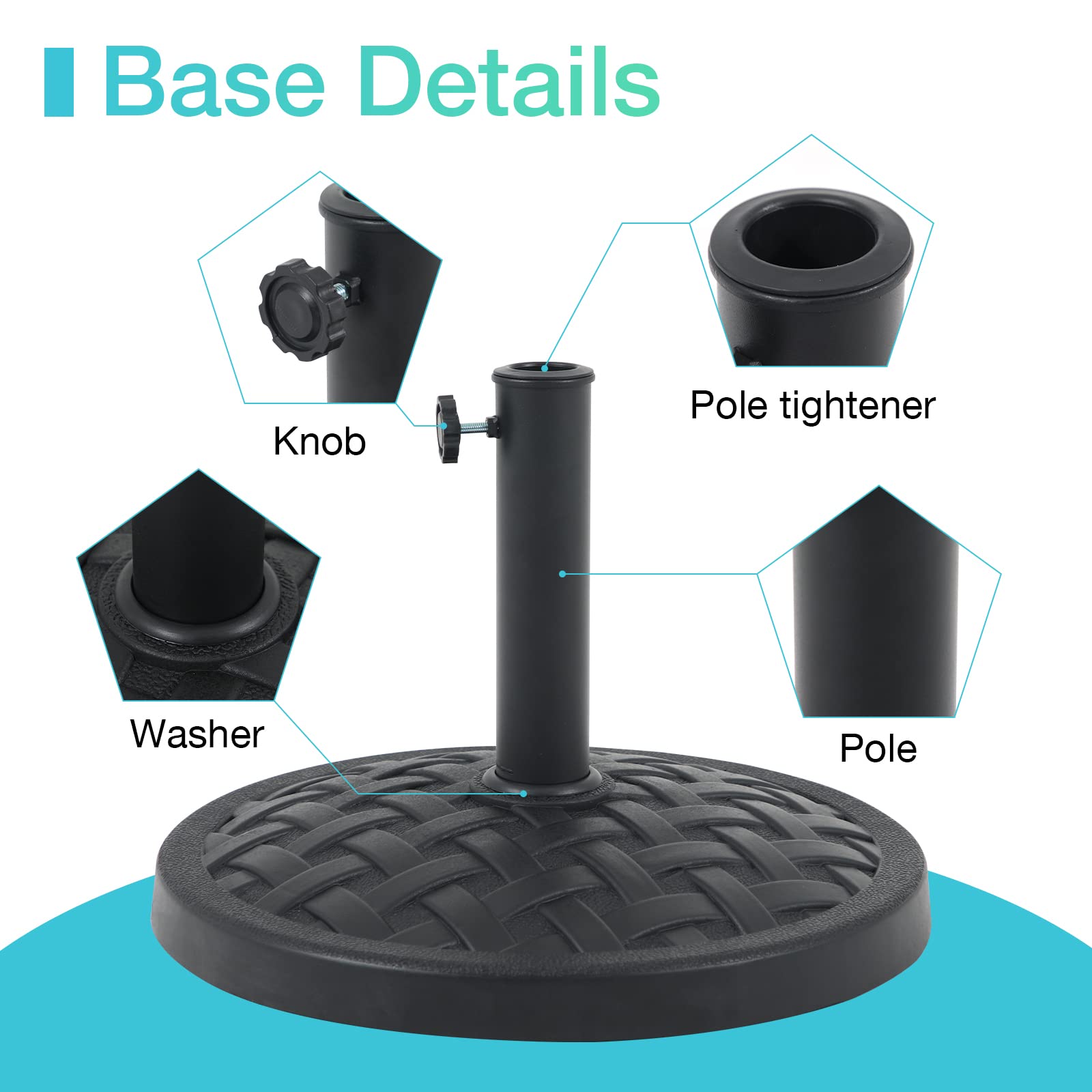 cobana offset patio umbrella base COBANA: anti ultraviolet strong JIMOVE LC Ebike Singapore iron man armor pepakura Options:Matte Black - S