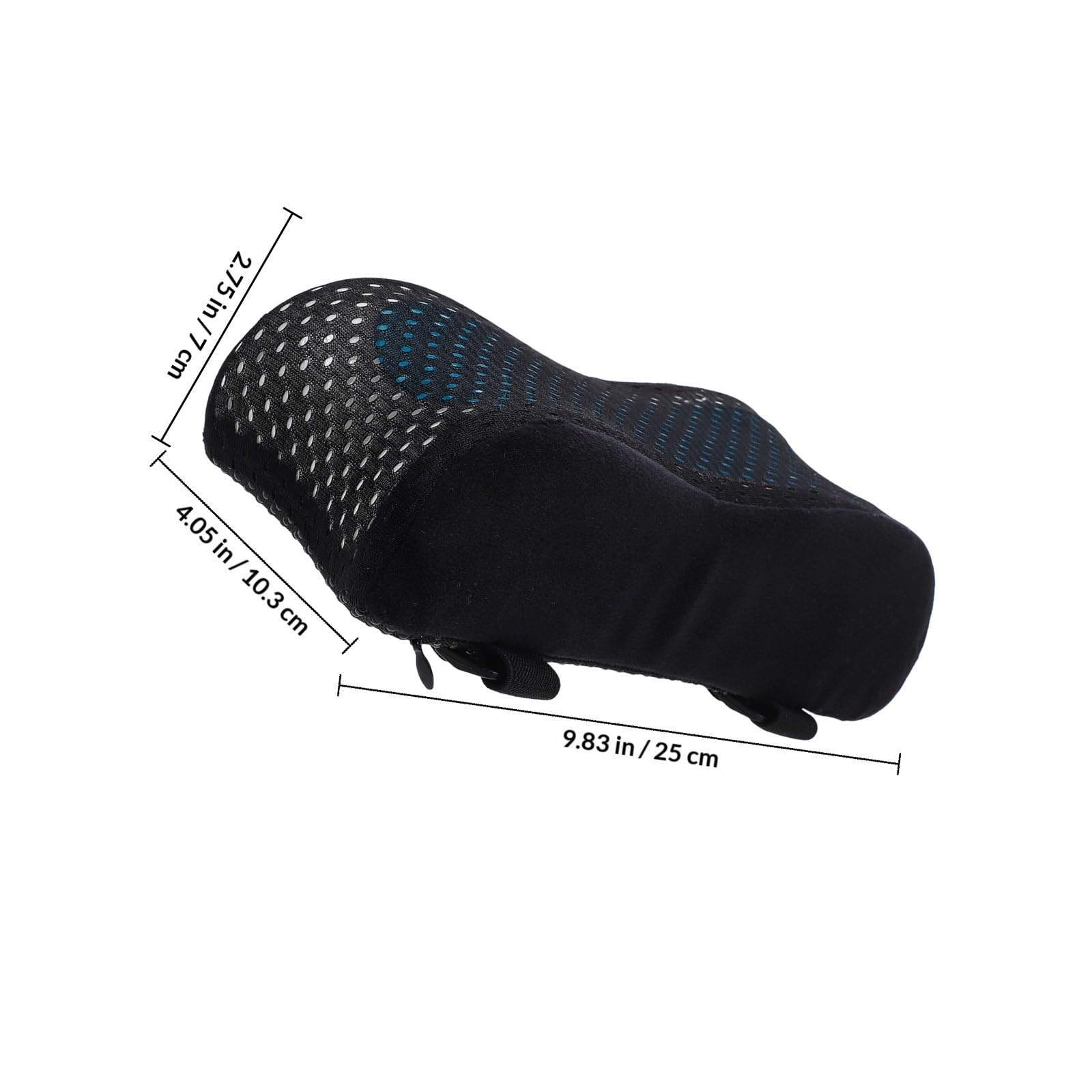 KALLORY 2pcs Coussin Accoudoir Ergonomique en Mousse à Mémoire et Gel pour Fauteuil de Bureau et Chaise de Jeu, Amorti Ferme pour Soulager la Pression des Coudes