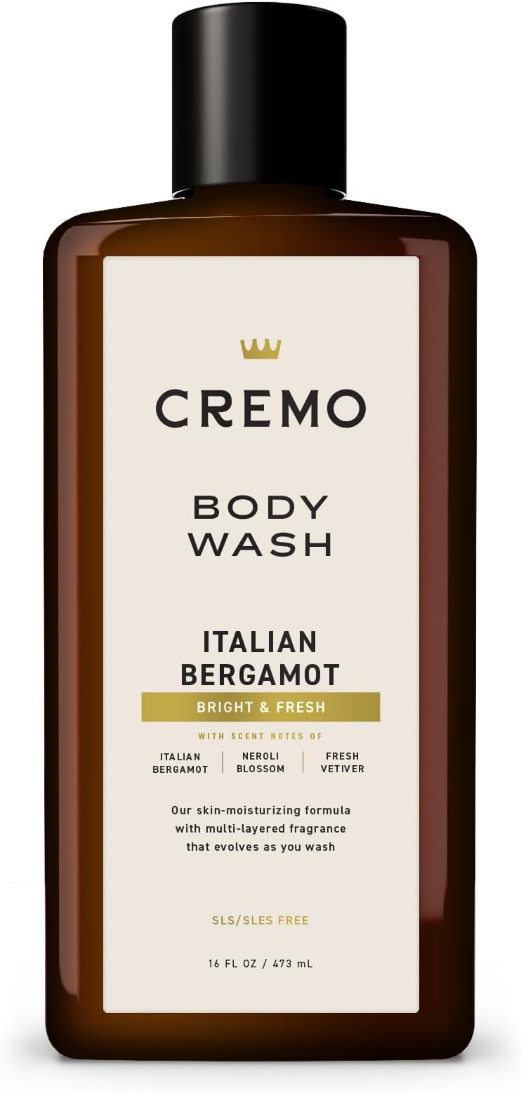 Rich-Lathering Italian Bergamot Body Wash, Notes of Italian Bergamot, Neroli Blossom, and Fresh Vetiver, 16 Fl Oz (Packaging May Vary)