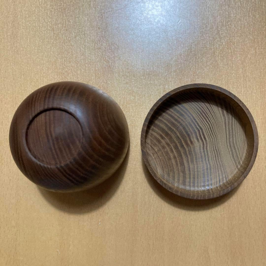 瀬戸焼 三代 山口錠鉄作 染付 肩衝茶入 三玄院長谷川大真師書付箱