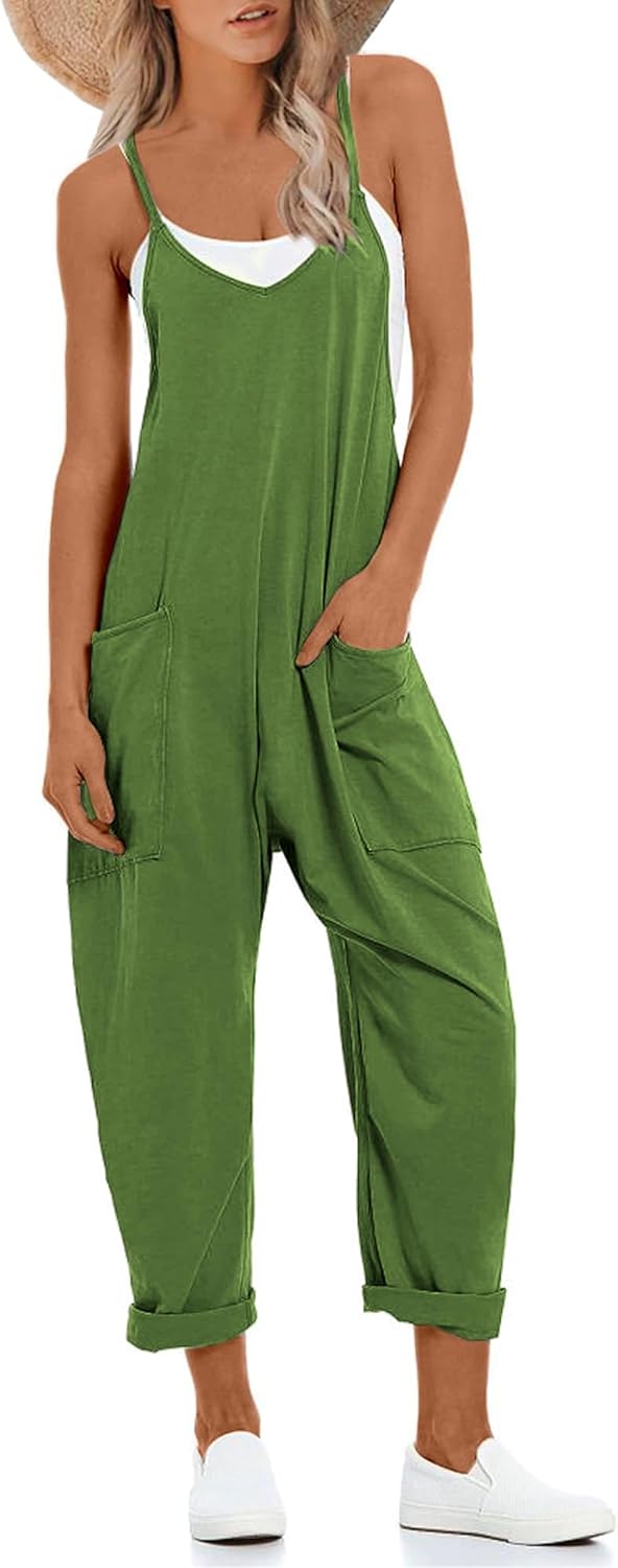 Lentta Women's Causal Jumpsuits V Neck Sleeveless Bhutan Ubuy