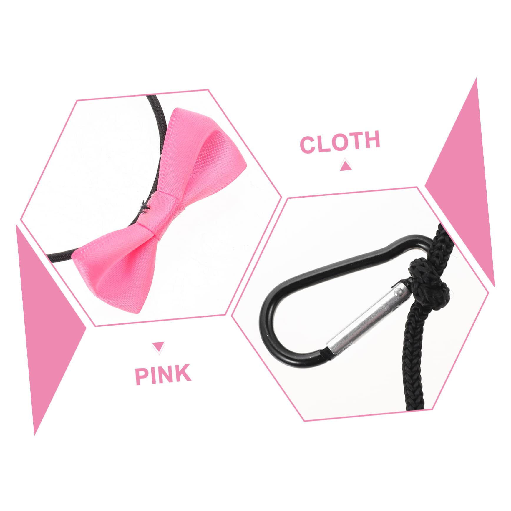 Yardwe 4sätze Lizard Mit Verstellbarem Gurt Und Hut Bartagamen Für Outdoor- Pinke Geschenkoption Für Reptilienliebhaber