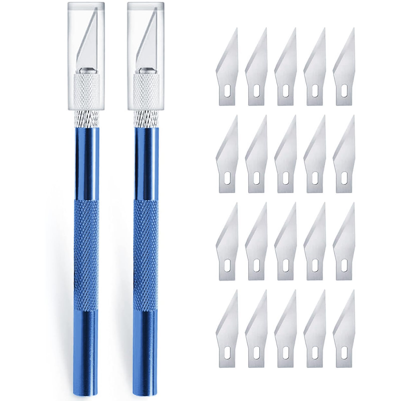 Precisie Snijmes Set met 60 Reservemesjes - Perfect voor Doe-Het-Zelf