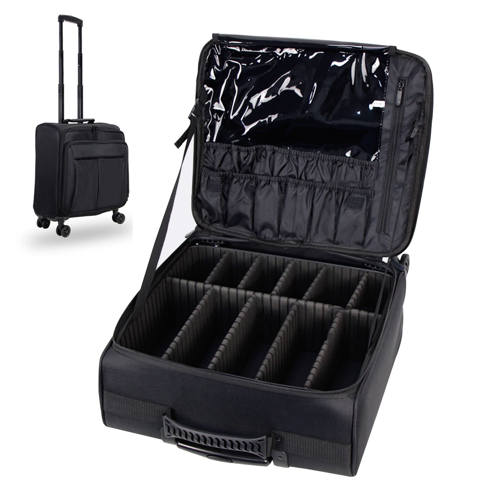 Trousse de maquillage à roulettes pour simplifier vos voyages professionnels
