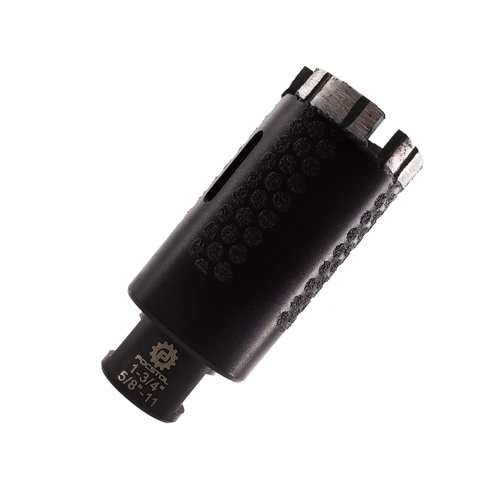 Diamond Core Drill Bit - FOCSTOL 1-3/4''(45mm) Laser Welded Hole Saw for Dry or Wet Drilling Granite Marble Concrete Quartz 5/8''-11 Thread