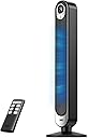 DREO Tower Fan for Bedroom, 28 ft/s, 20dB Quiet Oscillating Bladeless Fan with Remote, 9 Speeds, 4 Modes, 12H Timer, LED Display, Standing Floor Fan Powerful for Indoor Home Office Room, 42 Inch