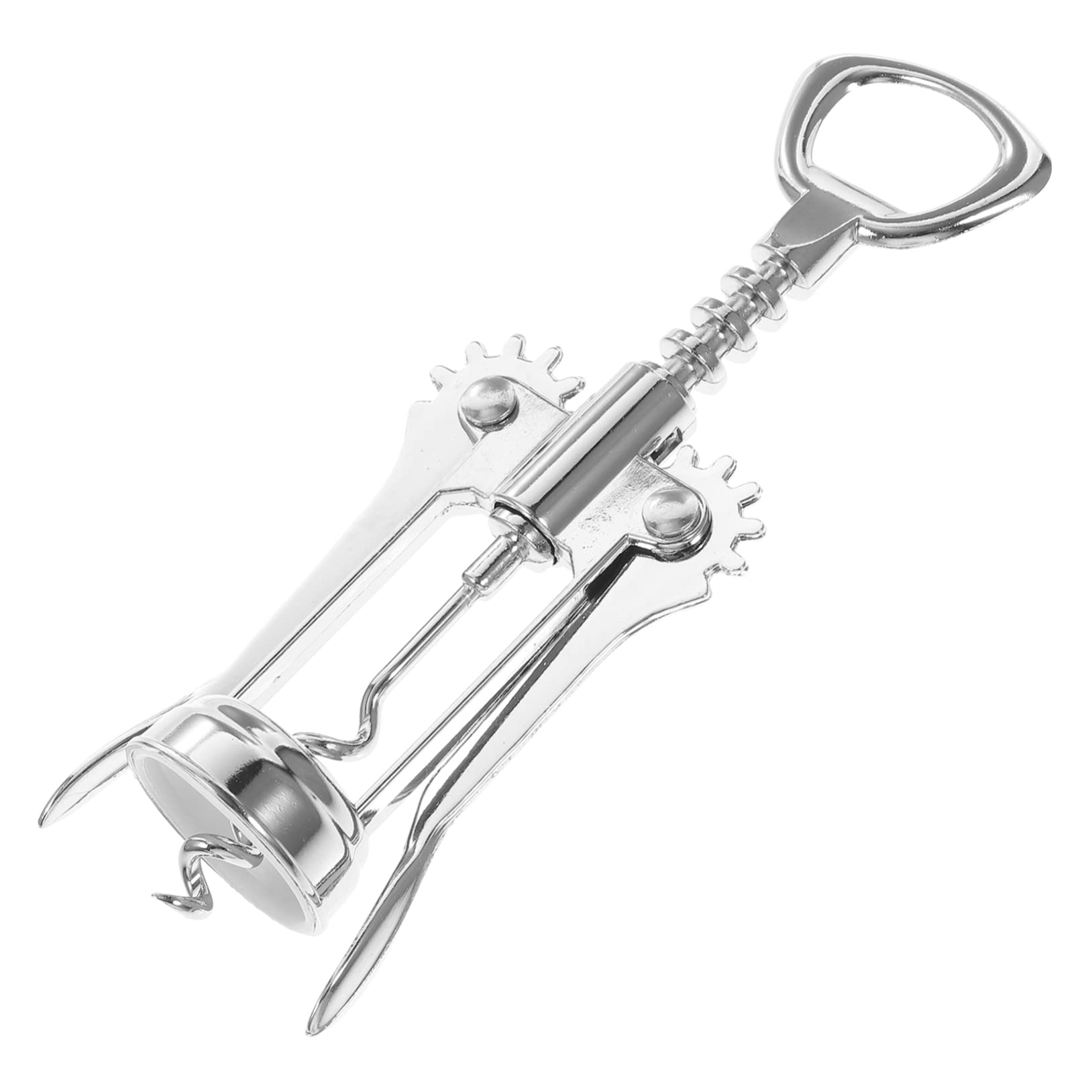 STOBAZA Party Wine Corkscrew Manual Bottle Opener Metal Lightweight for Home Travel