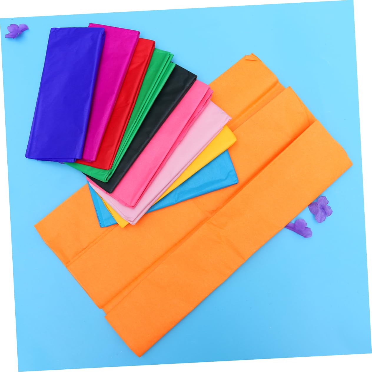 100 Stück Buntes Origami Papier Dünnes Bastelpapier für Handarbeiten Dekoration und Kreative Projekte Farben Zufällig Papier für und Kunsthandwerk Zufällige Farbe Zufällige Farbe