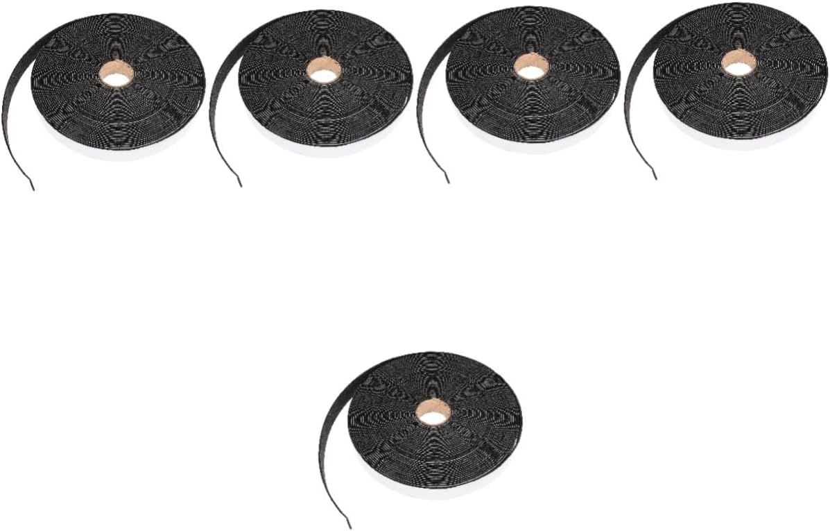 PRETYZOOM 5 Rolls Self Adhesive Furniture Felt Tape Protective Mats for Chair Table Feet Felt Strips for Hardwood Floor Protection Easy to Cut Install