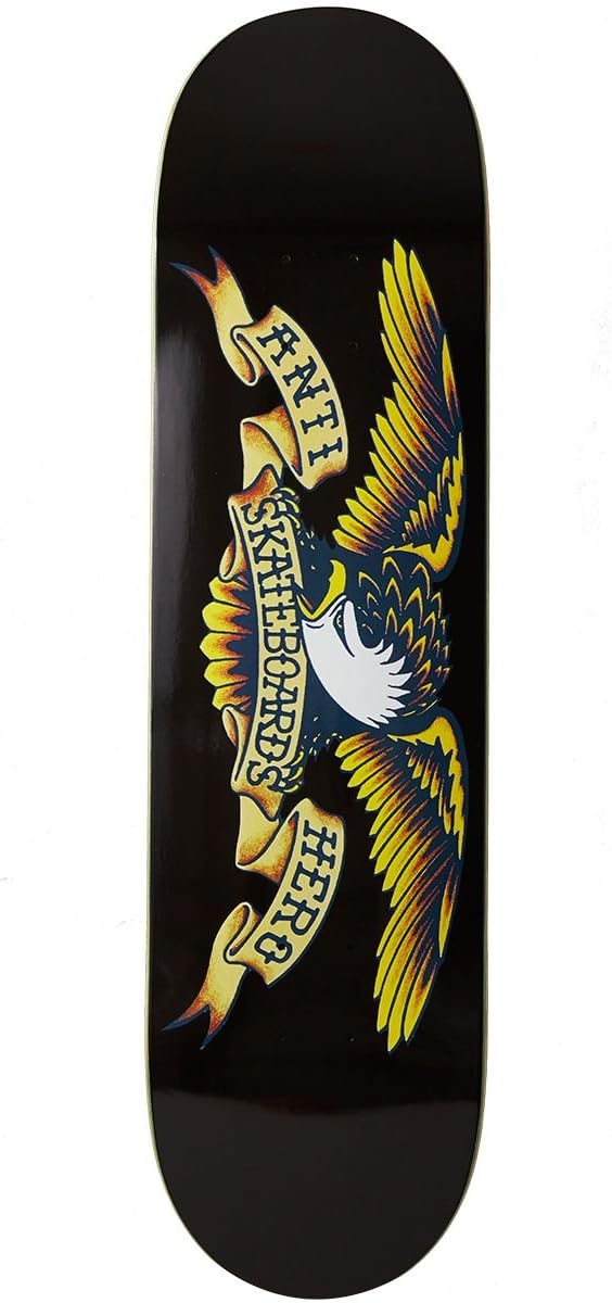 Anti-Hero Classic Eagle Skateboard Deck - Black - 8.125"