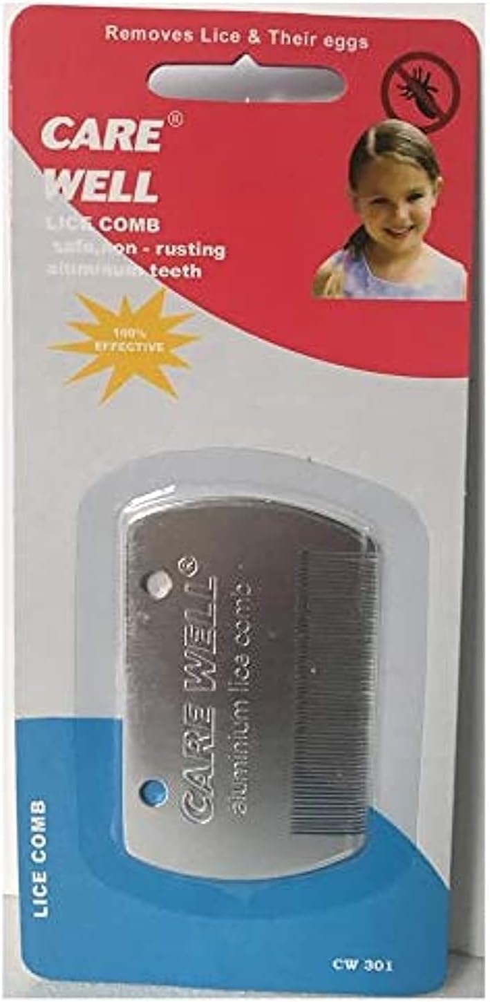CAREWELL LICE COMB - ALUMINUM