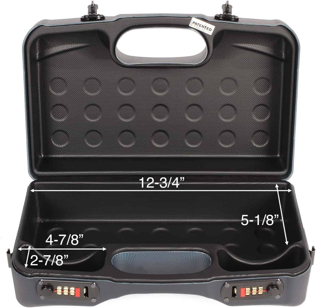 Negrini Shotshell Case - Carry Handle - Durable ABS Construction