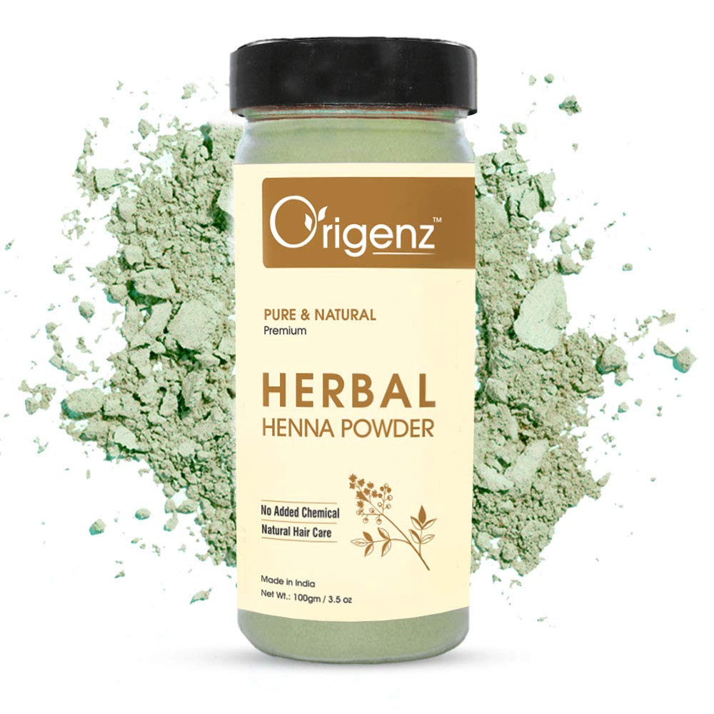 Origenz Henna Powder for Hair Color 100 gm, Healthy Scalp Care | Triple-Sifted & Microfine | Natural Lawsonia Inermis | Suitable For All Hair Types Men & Women | In Jar 3.53 oz-picture-46