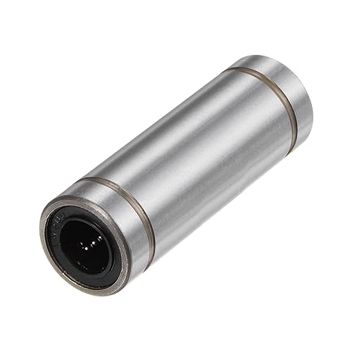 Vista 33 de uxcell 12 rodamientos lineales de bolas LM6UU, diámetro de diámetro de 0.236 in, diámetro exterior de 0.472 in, longitud de 0.748 in, rodamiento