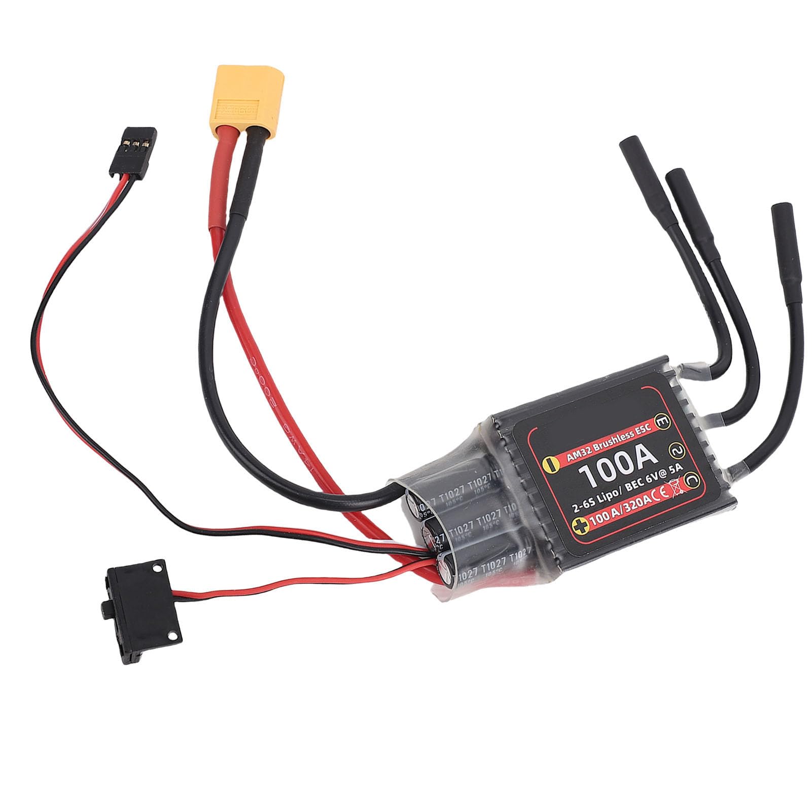 YUYTE Regulator Obrotów 100A Brushless ESC do Silników Outrunner 3532 3542,