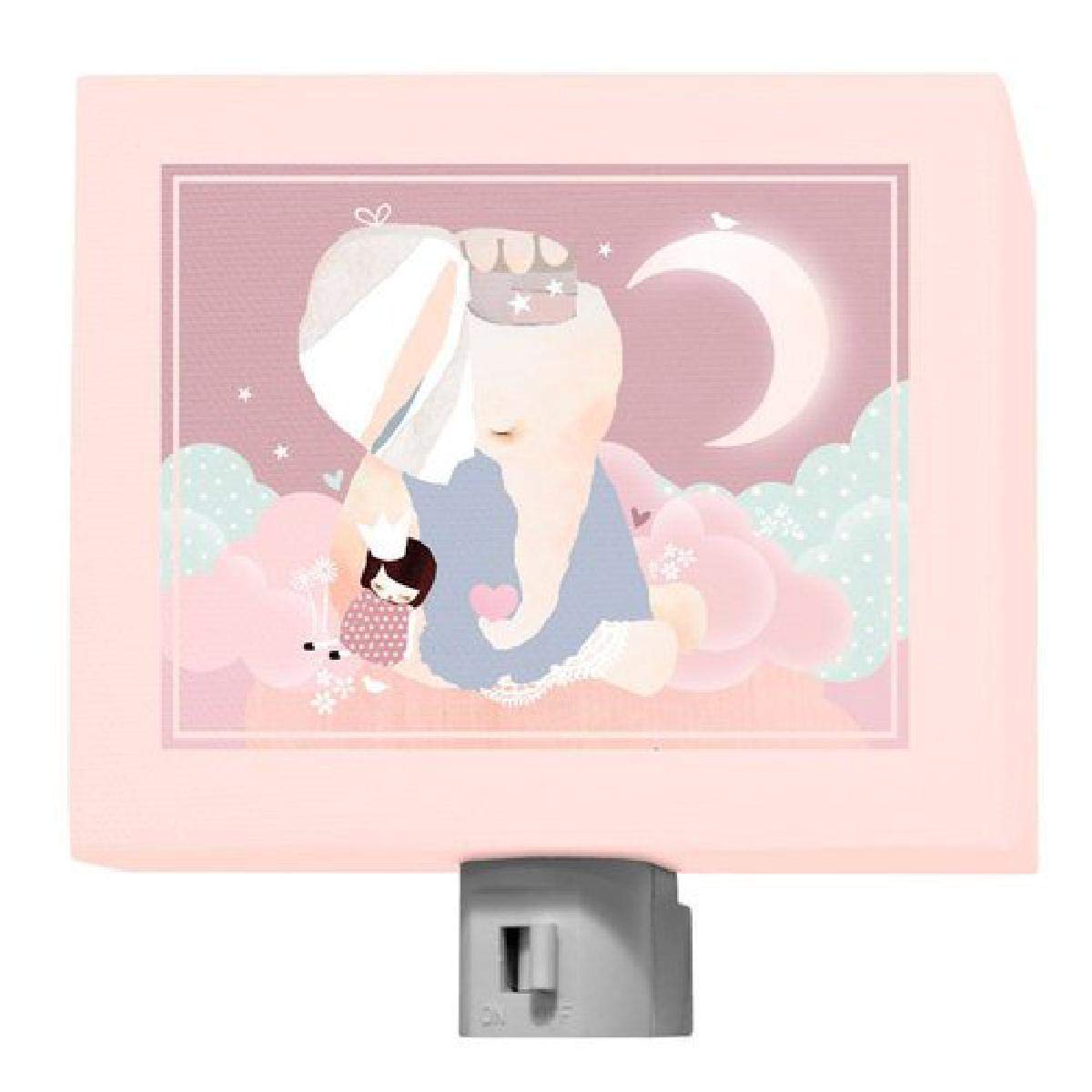 Oopsy Daisy Night Light, Pink My Friendly Elly, 5" x 4"