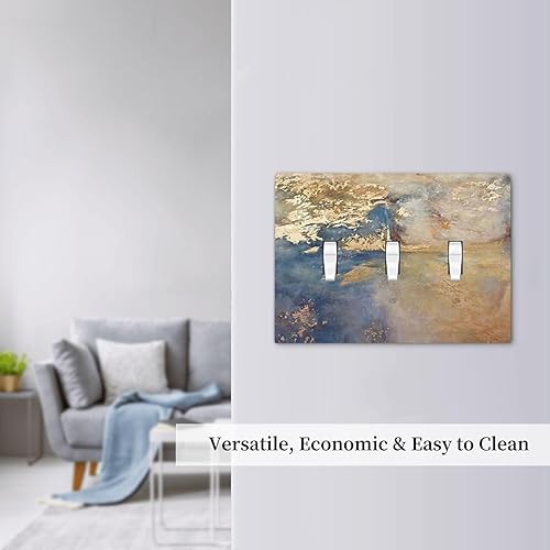 Miniatura 533 de Vista de ventana, isla tropical, playa, palmeras, cielo soleado, cubierta de interruptor de luz de palanca individual, placa decorativa de pared