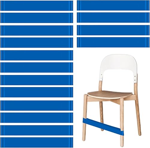 Vista 22 de Bandas para sillas para niños con pies inquietos, paquete de 16, negro, poliuretano, madera, suministros educativos para necesidades especiales